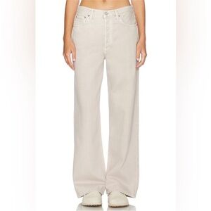 AGOLDE Low Swung Baggy Jeans in Beige 23